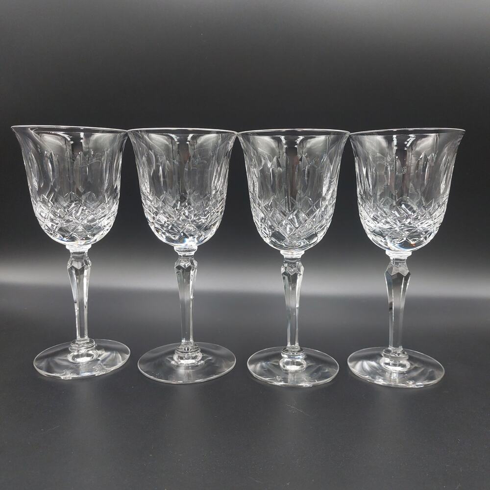 Tiffin Franciscan "Elyse" Set of 4 Crystal Wine Glass 3 oz